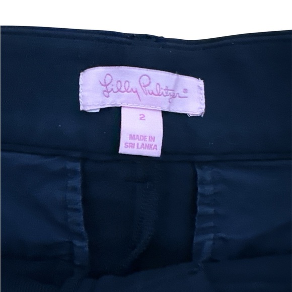 Lilly Pulitzer Navy Women's Shorts, size 2 - Picture 4 of 7